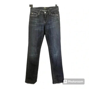7 For All Mankind Straight Leg Blue jeans